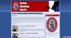 Desktop Screenshot of patriotshootingsports.com